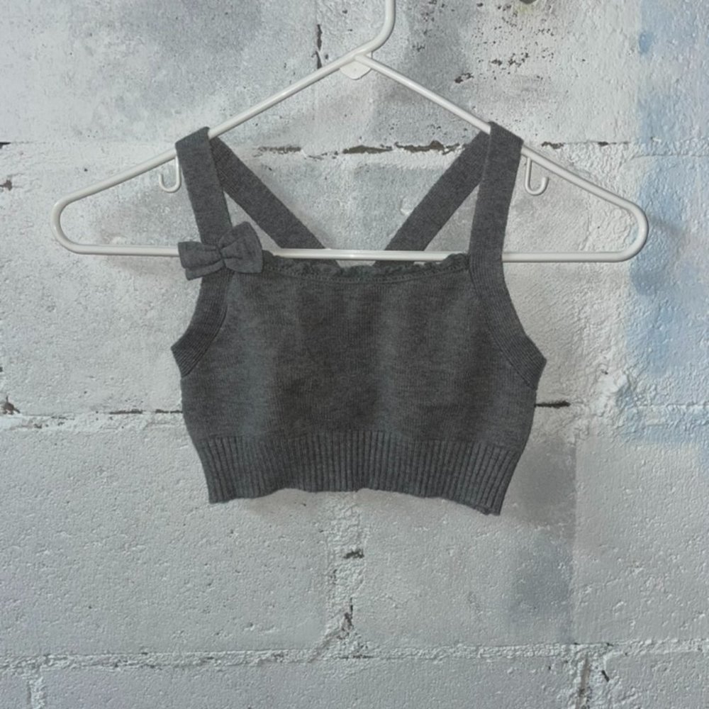 Capezio Plush Grey Dance Top